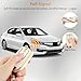 PIFOOG Key Fob Cover for Honda 5 Buttons Car Keys Case TPU Accessories for Honda Accord Civic CRV Pilot Passort Insight Smart Key Protector Bling Keychain Girly Women White Gold
