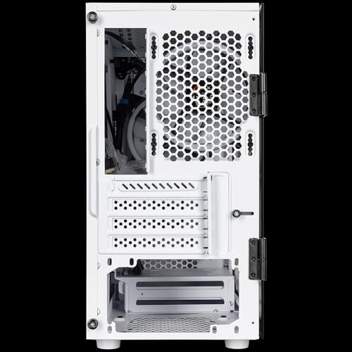 Gabinete CLX Sphynx Micro Tower Blanco con Vidrio Templado, Ventana Completa, sin Fuente de Alimentación, compatible con Motherboards MATX miniatura 7