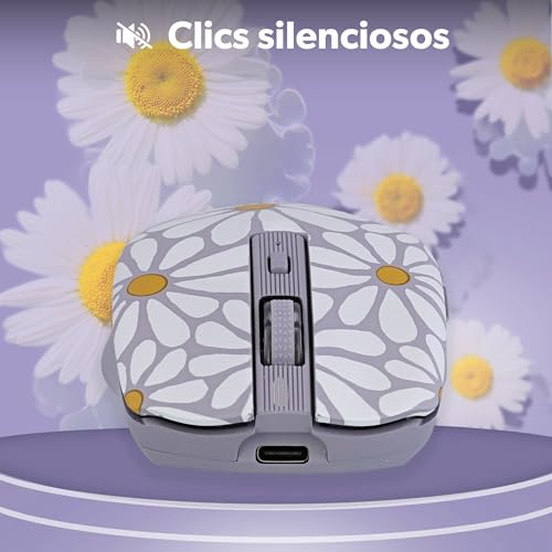 Ratón Bluetooth recargable T'nB Flower Exclusiv para trabajar sin cables 6