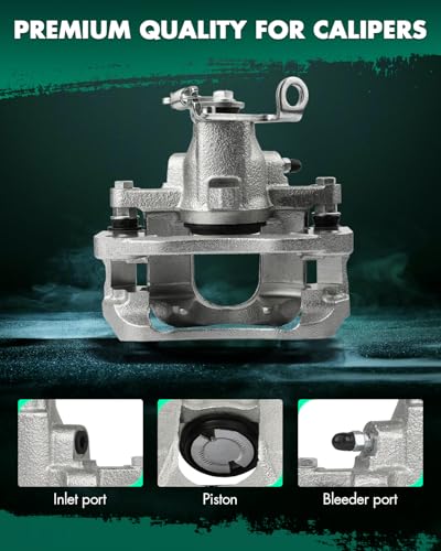 Image of SCITOO Rear Left+Right Brake Calipers With Bracket 18B5177 18B5176 Compatible For Dodge Journey 2009-2012