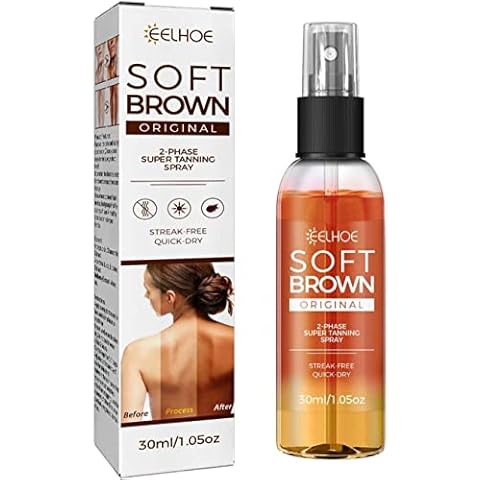 Tanning Accelerator Spray, Tanning Spray, Brown, 100% Carrot Tanning Oil Spray, Rapid Tanning Intensifier Oil, Maximum Fast Tanning 30ml (1PC) Cover