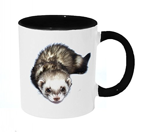 Sleepy Ferret Coffee or Tea 11oz Mug - Perfect Gift for Animal Lovers