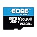 EDGE PE256715 256GB Edge MicroSDXC V30 (Uhs-1 U3) Memory Card with Adapter