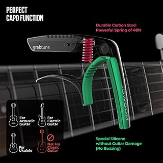 SHUIYUE GT-100 2-en-1 Guitare multifonctionnelle Capo Tuner en Alliage de Zinc Batterie Rechargeable intégrée RGB LED… - Les Beatles, Paul McCartney, John Lennon, RIngo Starr, George Harrison SHUIYUE GT-100 2-en-1 Guitare multifonctionnelle Capo Tuner en Alliage de Zinc Batterie Rechargeable intégrée RGB LED… – Image 6