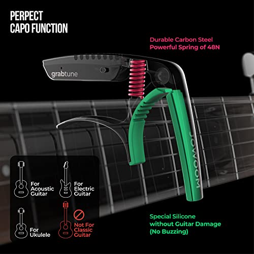 SHUIYUE GT-100 2-en-1 Guitare multifonctionnelle Capo Tuner en Alliage de Zinc Batterie Rechargeable intégrée RGB LED… - Les Beatles, Paul McCartney, John Lennon, RIngo Starr, George Harrison SHUIYUE GT-100 2-en-1 Guitare multifonctionnelle Capo Tuner en Alliage de Zinc Batterie Rechargeable intégrée RGB LED… – Image 7