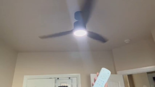 Image of TCL 52 inch Natural Wood Downrod Ceiling Fan with Light & Remote