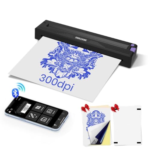 XWKOXWK Tattoo Stencil Printer Machine for Tattoo Artists and...