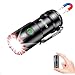 Blukar Taschenlampe LED Mini Aufladbar, EDC Torch mit Magnetbasis & Clip