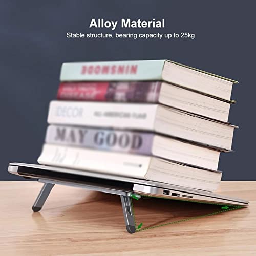 Soporte plegable para laptop negro miniatura 4