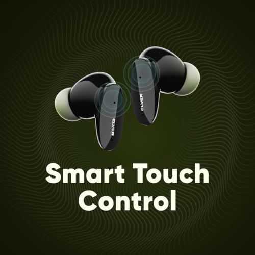 Image of Elver Buds Neo True Wireless Earbuds with ENC, Upto 40HRS Playback, Bluetooth 5.3, 13mm Dynamic Drivers, IPX4 Water Resistant
