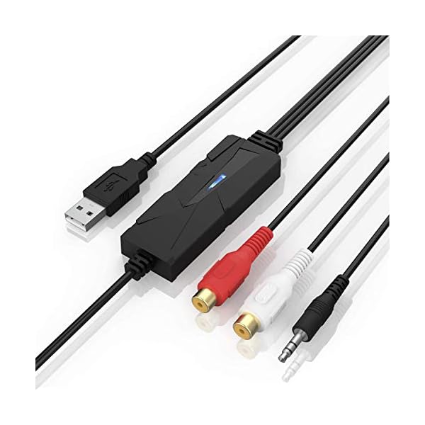 DriverGenius USB Audio Capture Grabber - 3,5-Mm-, R/L-Stereoeingänge – Bild 3