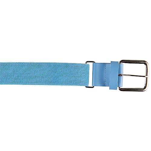 Champro Elastic Baseball Belt With 1.5-Inch Synthetic Tab (Columbia Blue, 28-52-Inch) #TOP2