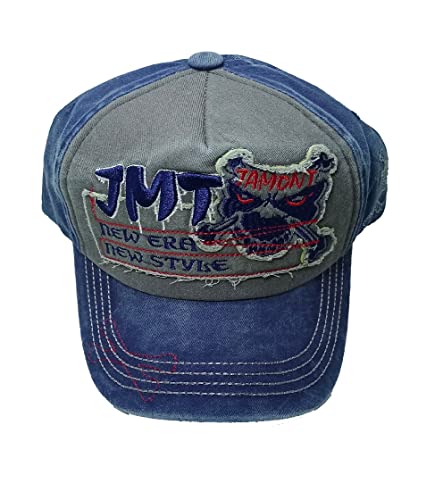 Image of Adjustable Soft Cotton Denim Cap for Men Women Baseball Vintage Washed Distressed Hats Adjustable Stylish Cap Regular Fitted