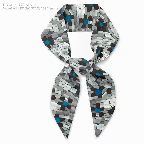 Liberty London Purse, Head, or Neck Scarf - "Daisy Roar" Leopard print floral Skinny Scarf - Headband, Handbag, Purse Handle - Silky Tana Lawn Cotton3