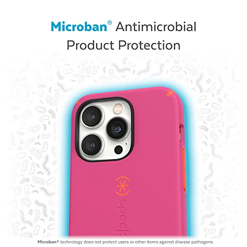Speck iPhone 14 Pro Max Case - Slim, Drop Protection, Scratch Resistant, Soft Touch, Dual Layer, Digital Pink/Energy Red CandyShell Pro - image 6