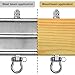 SELEWARE Heavy Duty Bearing Swing Hangers, 2 Pack Stainless Steel Swing Hooks for Wood and Steel Beam, Swing Hardware for Hammock, Yoga Swing, Porch Swing, Heavy Bag, 7
