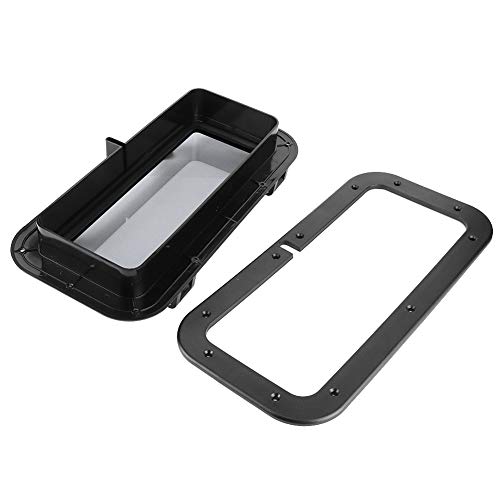 Hublot rectangulaire, hublot de bateau anti-âge, acier inoxydable 316, verre marin de 0,16 pouce d'épaisseur