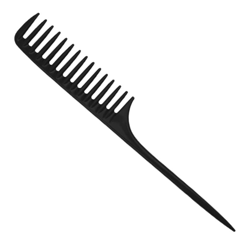 carl vinson® Pointed Tail Comb Big Tooth Wide Thickened Pick Hair Comb For Hair Styling | Black-image-13