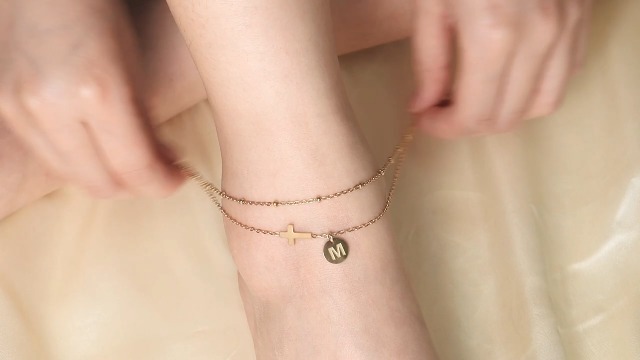 Amazon.com: JUTOLOKA Gold Cross Ankle Bracelets for Women