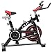 ISE Bici da Fitness Ergonomica, Bicicletta Cyclette da Allenamento, Volano di Inerzia 10 kg, Salvaspazio & Silenzioso Fitness, Max.120 kg, SY-7802