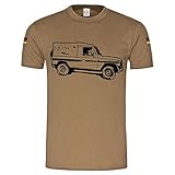  Copytec BW Tropen G Modell Tropenhemd Wolf Geländewagen Bundeswehr Militär Fahrzeug Oldtimer Unterhemd Tropenshirt nach TL Ohne Brustklett (Herren XXXL, Khaki)