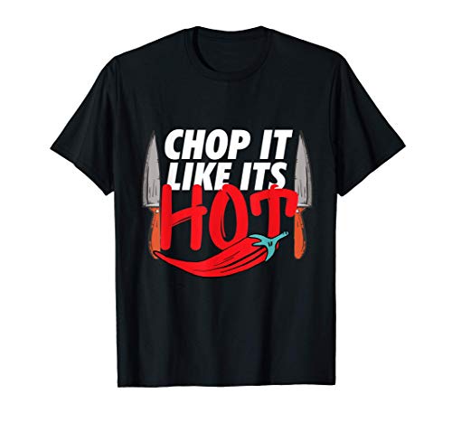 Chef Cook Chili Pepperoni Spicy Food Restaurant T-Shirt