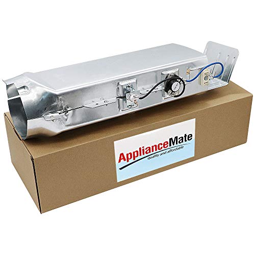 DC97-14486A Dryer Heating Element Heater Duct Assembly for Samsung Dryer Includes Heating Element, Housing Duct, High Limit Thermostat, and Thermal Fuse Dryer Repair Kit Replacement DC97 14486A
