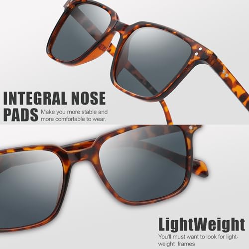 Image of The Fresh Trendy Square Sunglasses for Man Woman Fashion UV Protection Lens Men Women Sunnies Sunglasses