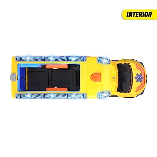 Dickie Toys - FIRE & RESCUE AMBULANCE SPRINTER, Yellow, 38 cm (L) x 12 cm (W) x 17 cm (H) - Image 4