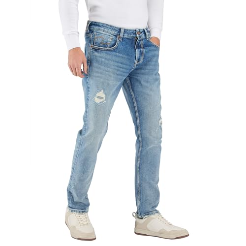 Image of Spykar Men's Ricardo Comfort Fit Mid Rise Casual Jeans