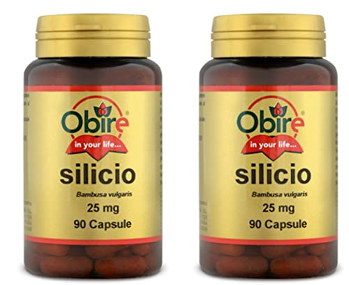 Obire Silicio Organico 90 compresse (2 barattoli) - rinforza ossa unghie denti