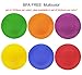 KX-WARE Plastic Plates Set of 12 - Unbreakable and Reusable 9.875 inches Dinner Plates, Multicolor | Dishwasher Safe, BPA Free