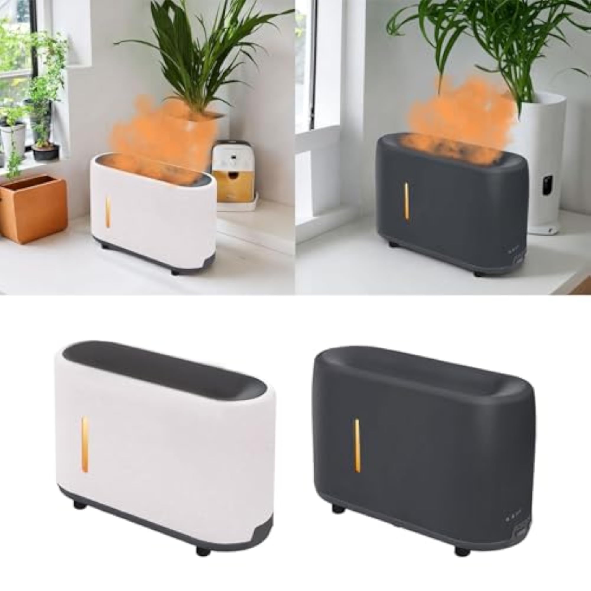 SAZ DEKOR Flame Air Humidifier Aroma Diffuser