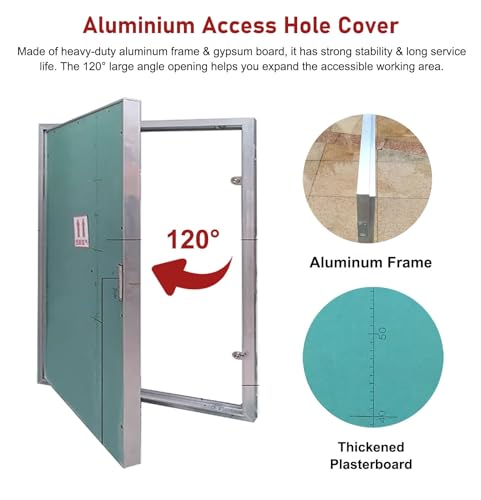 Panneau d'accès alu 432x508 mm trappe de visite pour cloison sèche et gaine technique - 2