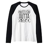 straight outta 5150 stile grungy maglia con maniche raglan