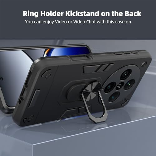 Image of NDCOM for Oppo Find X8 Pro Back Cover | Premium Oppo Find X8 Pro Case | Protective Oppo Find X8 Pro Cover with Sleek Design | Ring Holder Case