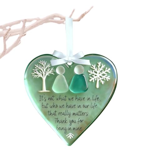 Freundschaftsdekoration Für Freundinnen - Herzförmige Dekorationsgegenstände | Anhänger Für Zuhause Und Freunde,Für Kolleginnen Frauen Urlaubstasche Auto Rückspiegel Weihnachtsbaum Wand