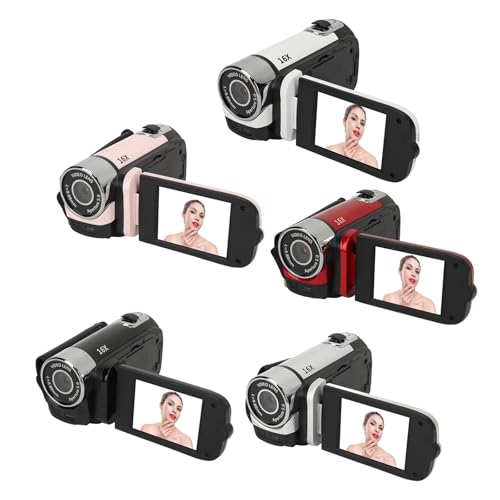 Caméra vidéo HD pour vlog de vacances avec lumière d'appoint intégrée
