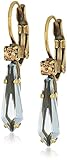 Sorrelli Teardrop Crystal French Wire Lever-back Drop Earrings, Dangle Earring