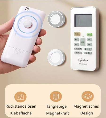 8 Stück Magnetischer Fernbedienung Halterung, Magnetische Wandhalterung Fernbedienung, Halterung Fernbedienung Wand, Magnethalterung Fernbedienungshalter Wand für Zuhause, Zuhause, Büro
