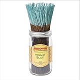 Wild Berry Incense Sticks - Havana Blue - Clean Fresh Fragrance with Jasmine and Apple - Hand Dipped in The USA (100 Count)