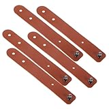 5個レザーケーブル 利なコードオーガナイザー 機やデータケーブル