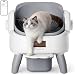 Thereye Selbstreinigende Katzentoilette Offenes mit Einstiegstufe