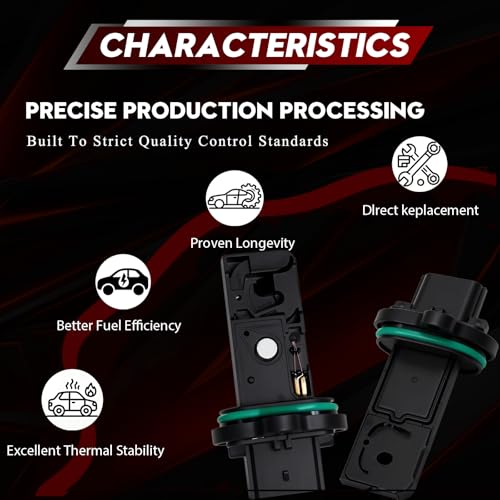 Image of Mass Air Flow Sensor MAF Compatible with Chevrolet Cruze 2013-2016, Sonic 2016-2017, Trax 2016-2017, Buick Encore 2016-2017, Verano 2017 1.4L 1.8L Replace 0280218419 12671624 13505433