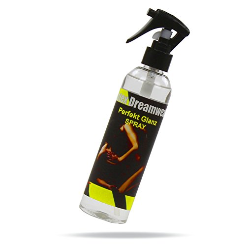 LatexDreamwear - Perfekt Glanz Spray - DIE PERFEKTE Galnz Politur für Latexartikel- Bekleidung Slip Strümpfe Handschuhe Socken Catsuit Maske - ob getaucht oder geklebt - mit Pumpverschluss Cover