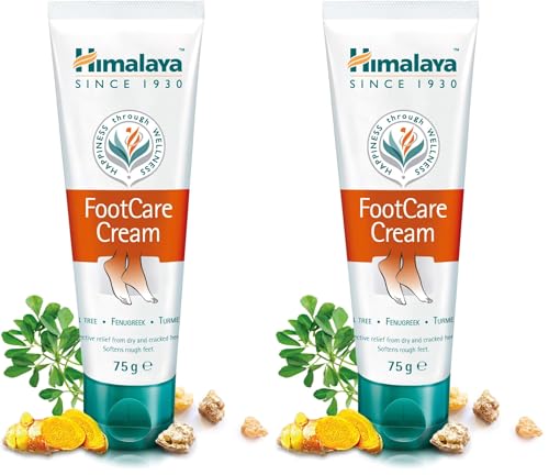 Himalaya Herbals Crema de Cuidado Para los Pies - 75 gr (Paquete de 2)