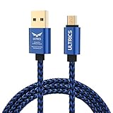 【EXTREM LANGLEBIG】 Unser Nylon geflochtene Ladekabel Draht vor Schnittverletzungen oder Quetschungen geschützt ist. Es wurde getestet, um bis zu 25,000 Kurven zu überleben. Die Edelstahlverbinder sind beständig gegen Beschädigungen oder Korrosion