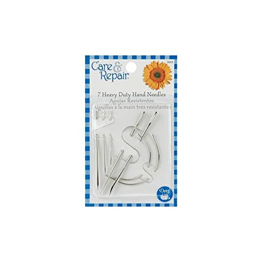 Dritz 9624D Assorted Heavy Duty Hand Needles, 7-Pack