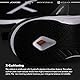 HUNDRED Herren Infinity Pro Material: Polyester, Mesh | Suitable for Indoor, Squash, Table Tennis, Basketball & Padel (Black/White, EU 41, UK 7, US 8)