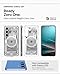 Spigen Ultra Hybrid MagFit Designed for Galaxy S25 Case [Qi2 Certified/Magnet for Galaxy] (2025) - Zero One White